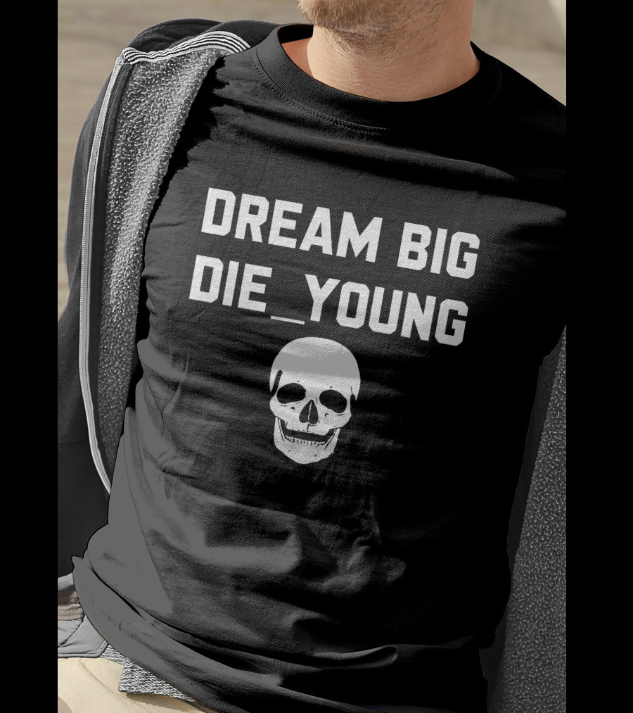 Travis Barker Dream Big Die Young Skull Reign Disick T-Shirt