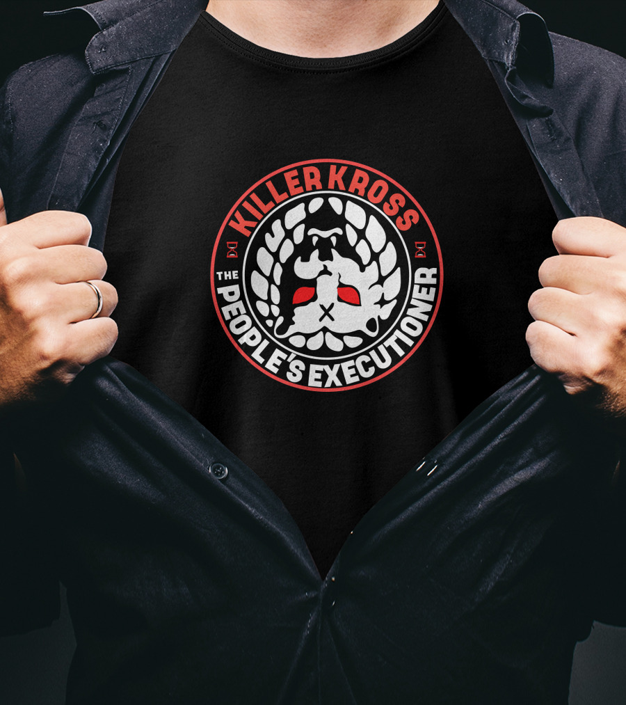 Killer Kross The People's Executioner Njpw Global Tick Tock Tokon Shop Merch T-Shirt