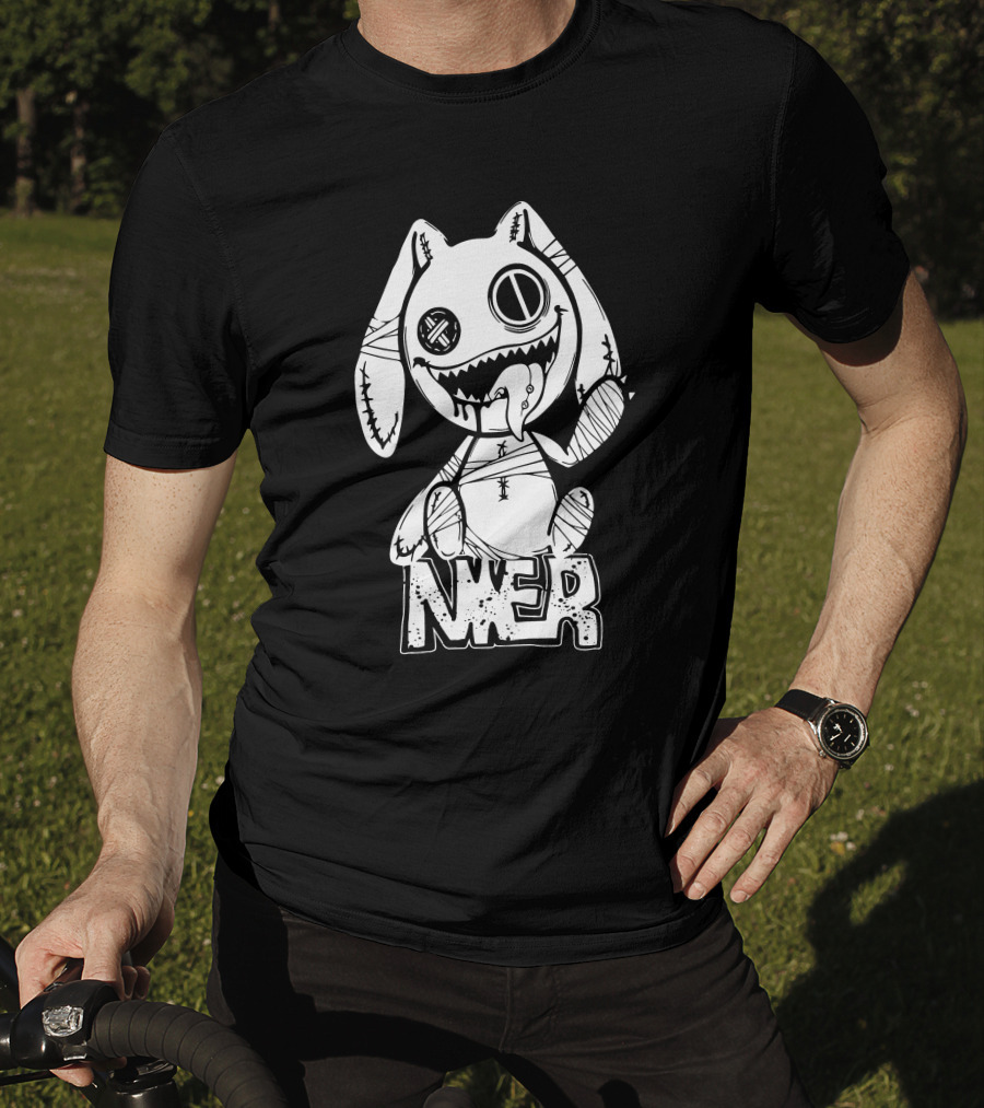 Nier Automata Scariest Rabbit Graphic Nier Tokyo Shop T-Shirt