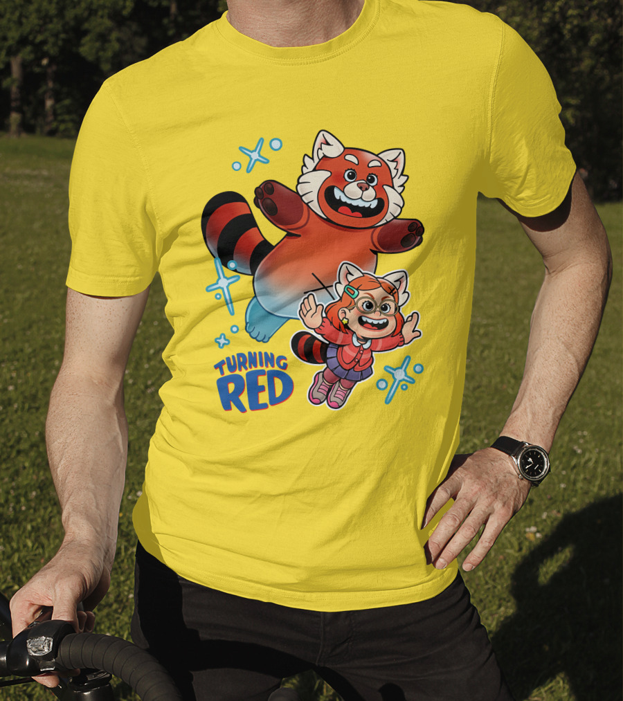 Turning Red Mario Bros 3 Redz The Artist T-Shirt