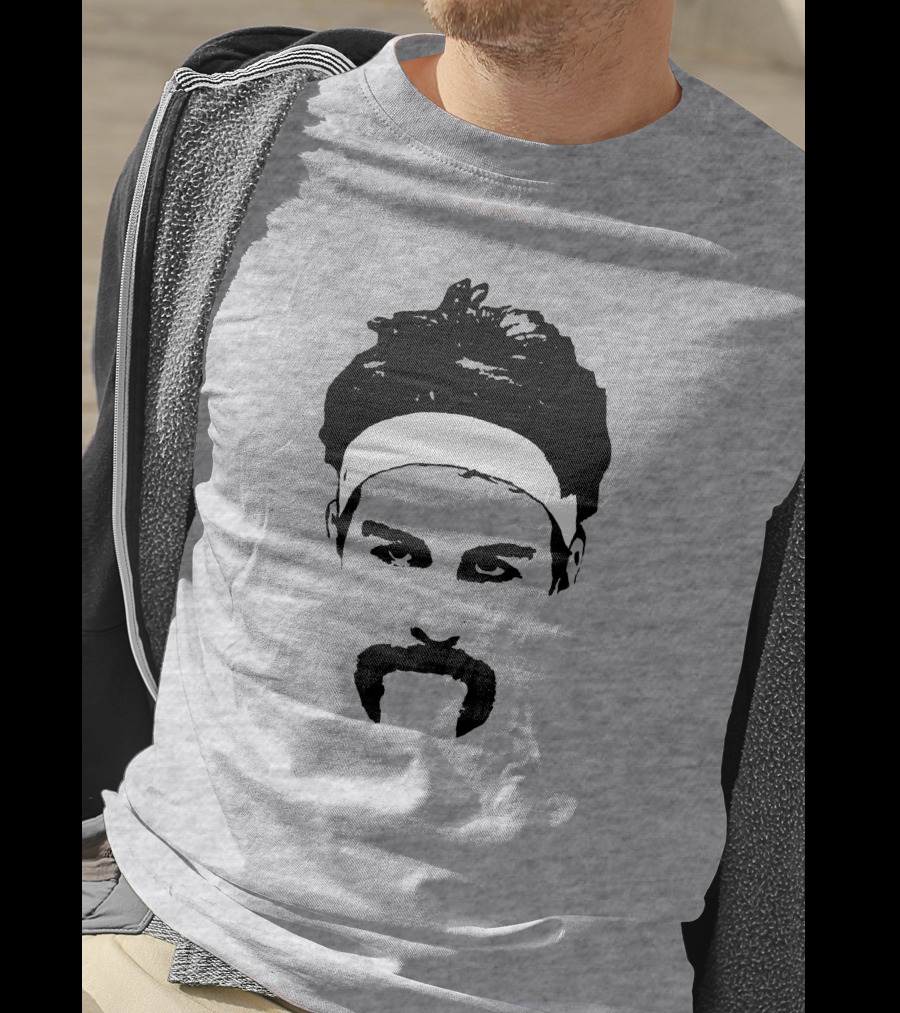 Drew Timme Mustache Gonzaga Fan Big Head T-Shirt