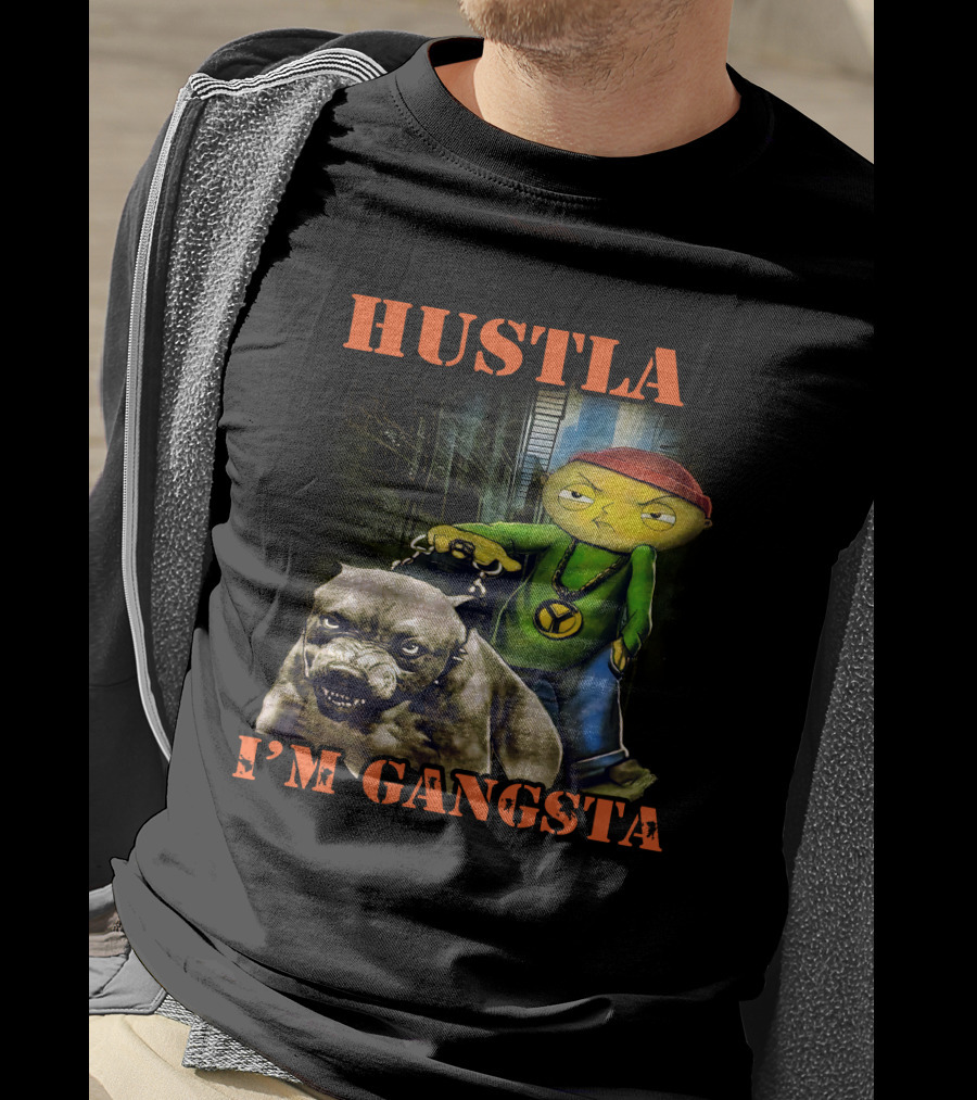 Hustla I'm Gangsta Vintage 90's Stewie MikeDiva T-Shirt