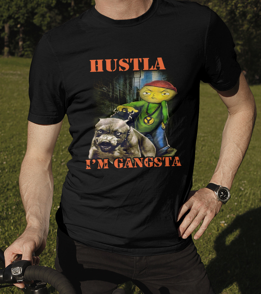 Hustla I'm Gangsta Vintage 90's Stewie MikeDiva T-Shirt