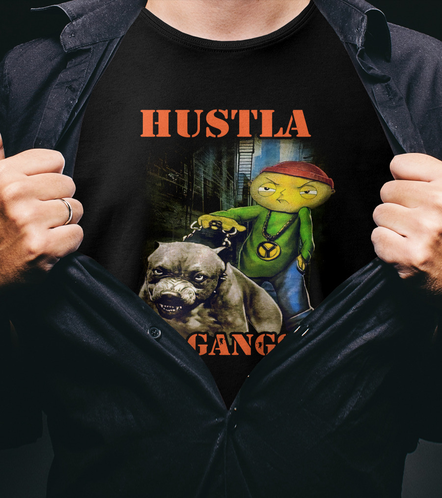 Hustla I'm Gangsta Vintage 90's Stewie MikeDiva T-Shirt