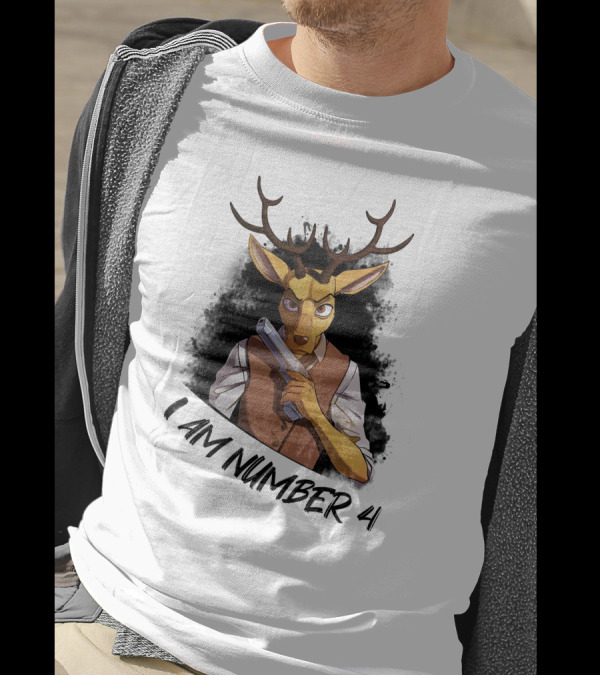 I Am Number 4 Deer Beastars Louis Luisthefoxxo T-Shirt