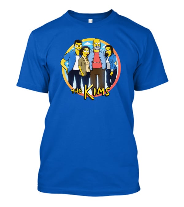 The Kims Simpsonized Parody Of Kim's Convenience Family T-Shirt