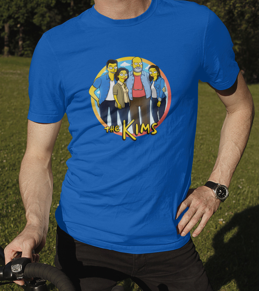 The Kims Simpsonized Parody Of Kim's Convenience Family T-Shirt