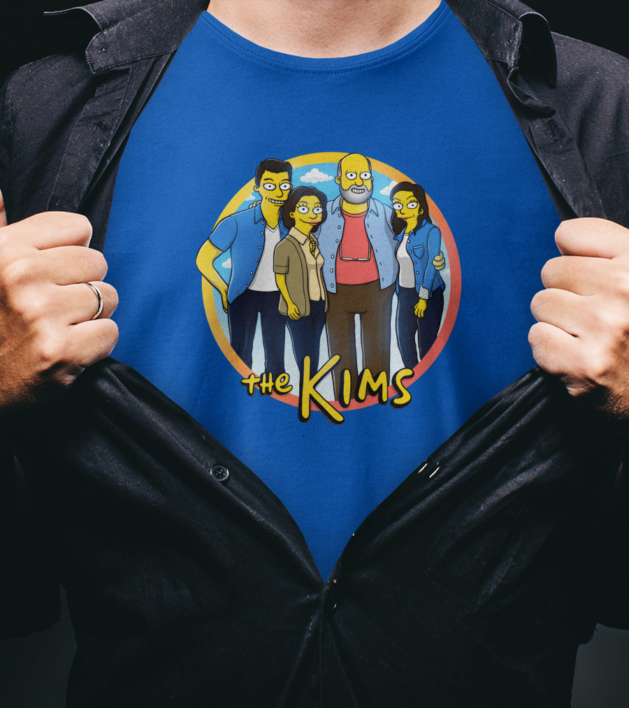 The Kims Simpsonized Parody Of Kim's Convenience Family T-Shirt