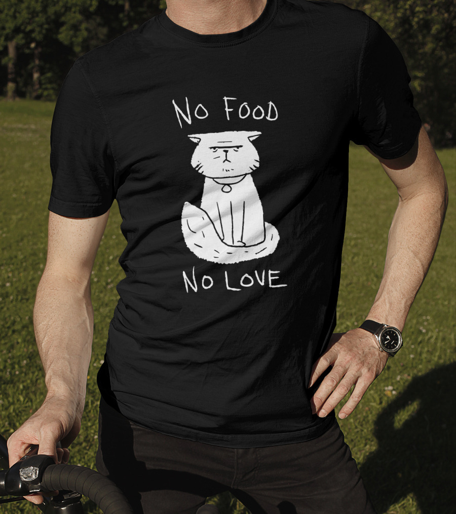 DeadByDayLightShop Meg's Cat No Food No Love T-Shirt
