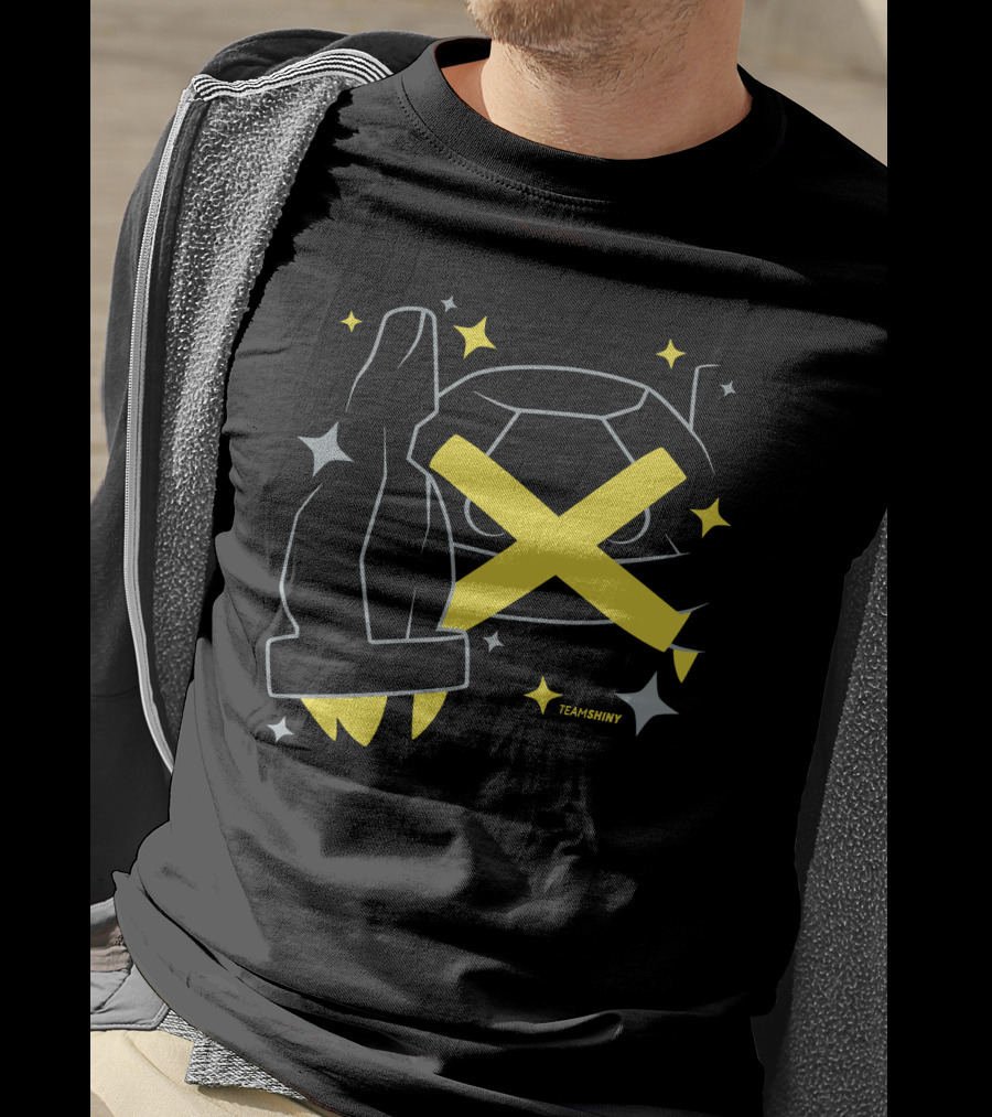 Adrive Merchland Team Shiny 376 Yellow X And Star T-Shirt