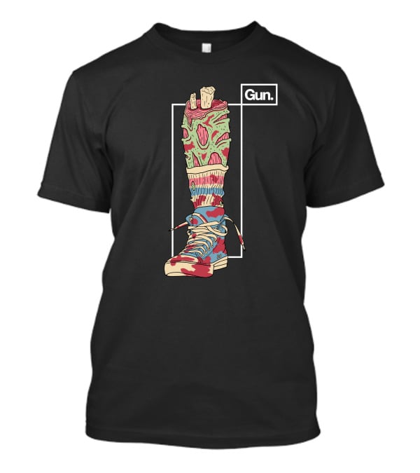 Guninteractive Shop Fresh Kicks Zombie Sneaker T-Shirt