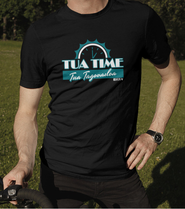 Tua Time Tua Tagovailoa Clock NFLPA T-Shirt