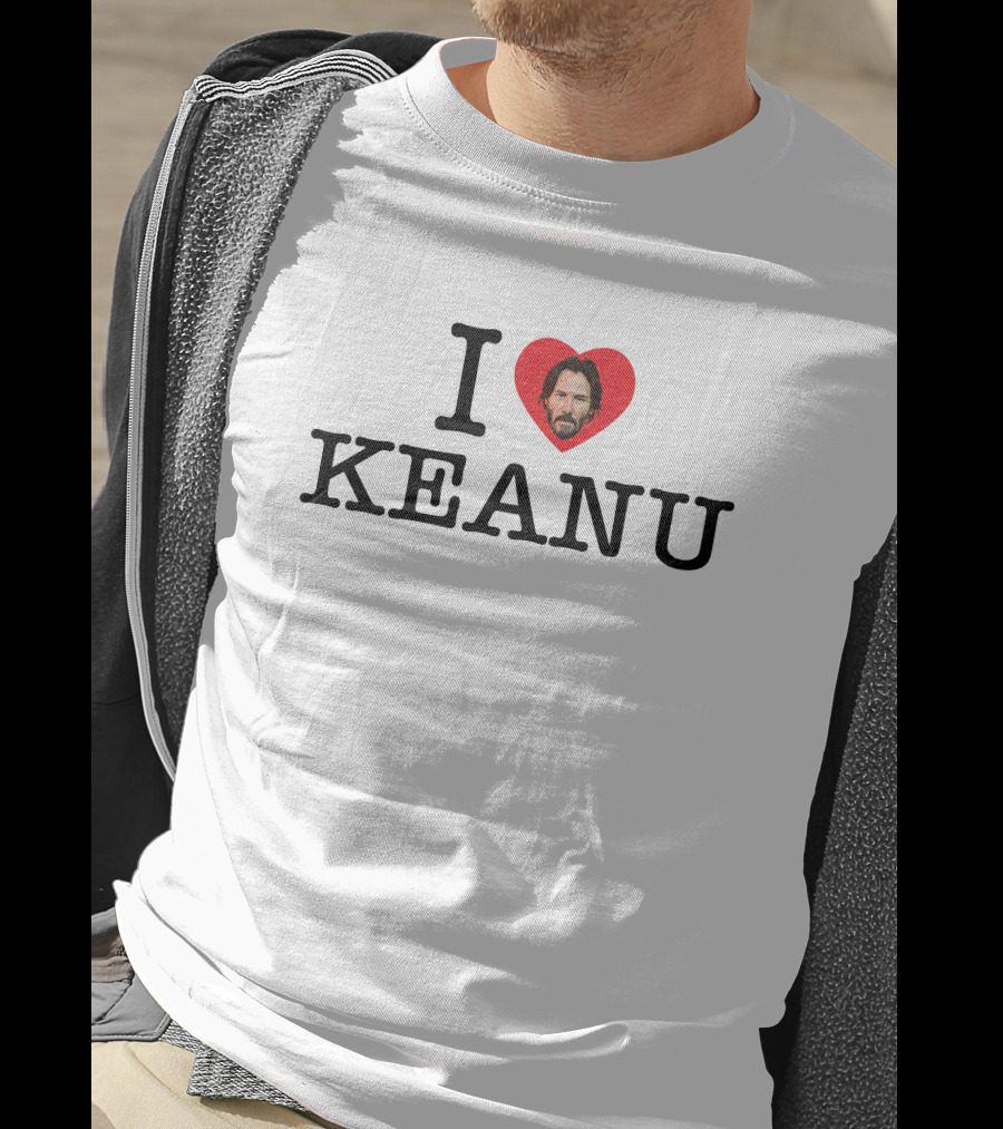 I Love Keanu Reeves Lionsgate Fan T-Shirt
