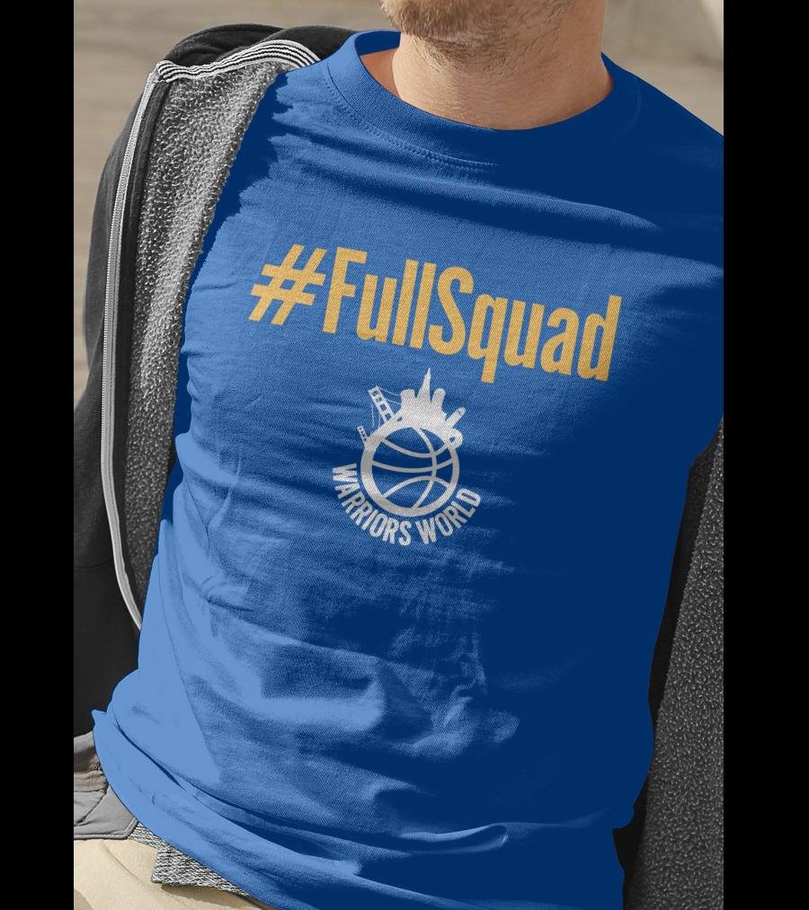 FullSquad Warriors World Basketball Skyline T-Shirt