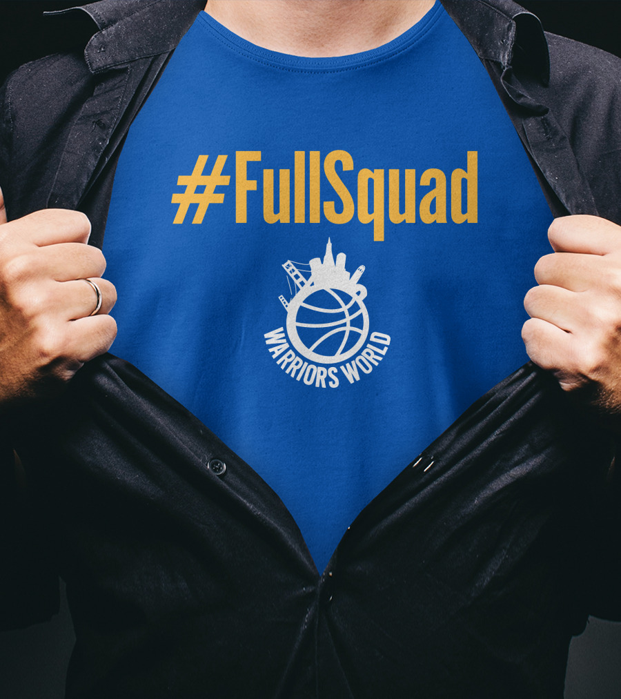 FullSquad Warriors World Basketball Skyline T-Shirt