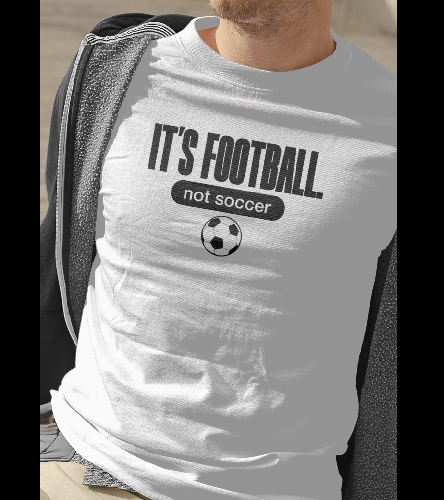 It's Football Not Soccer NBA 2K Uki Soccer Ball T-Shirt