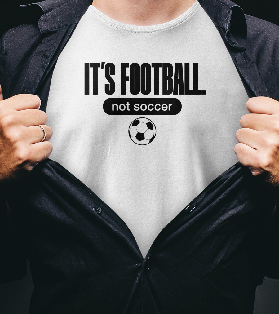 It's Football Not Soccer NBA 2K Uki Soccer Ball T-Shirt