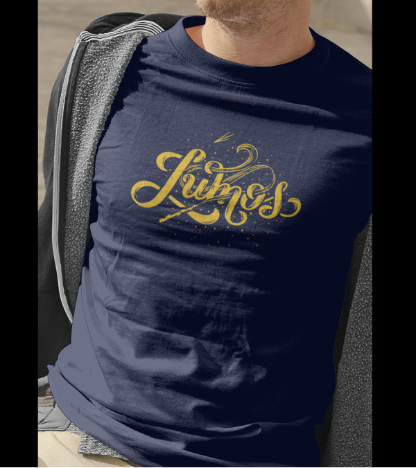 Lumos Foil Design By Jk Rowling Representing Wizardry Magic T-Shirt