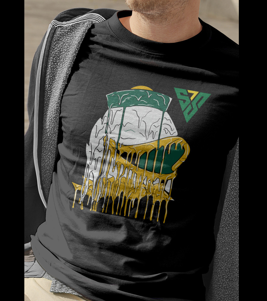 Lackavelli Shop Meltdown Drip Cheese Hat Logo 77 T-Shirt