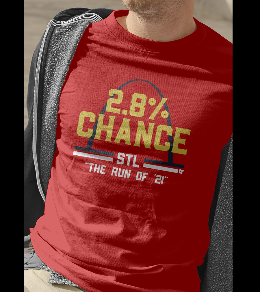 2.8% Chance STL The Run Of '21 T-Shirt