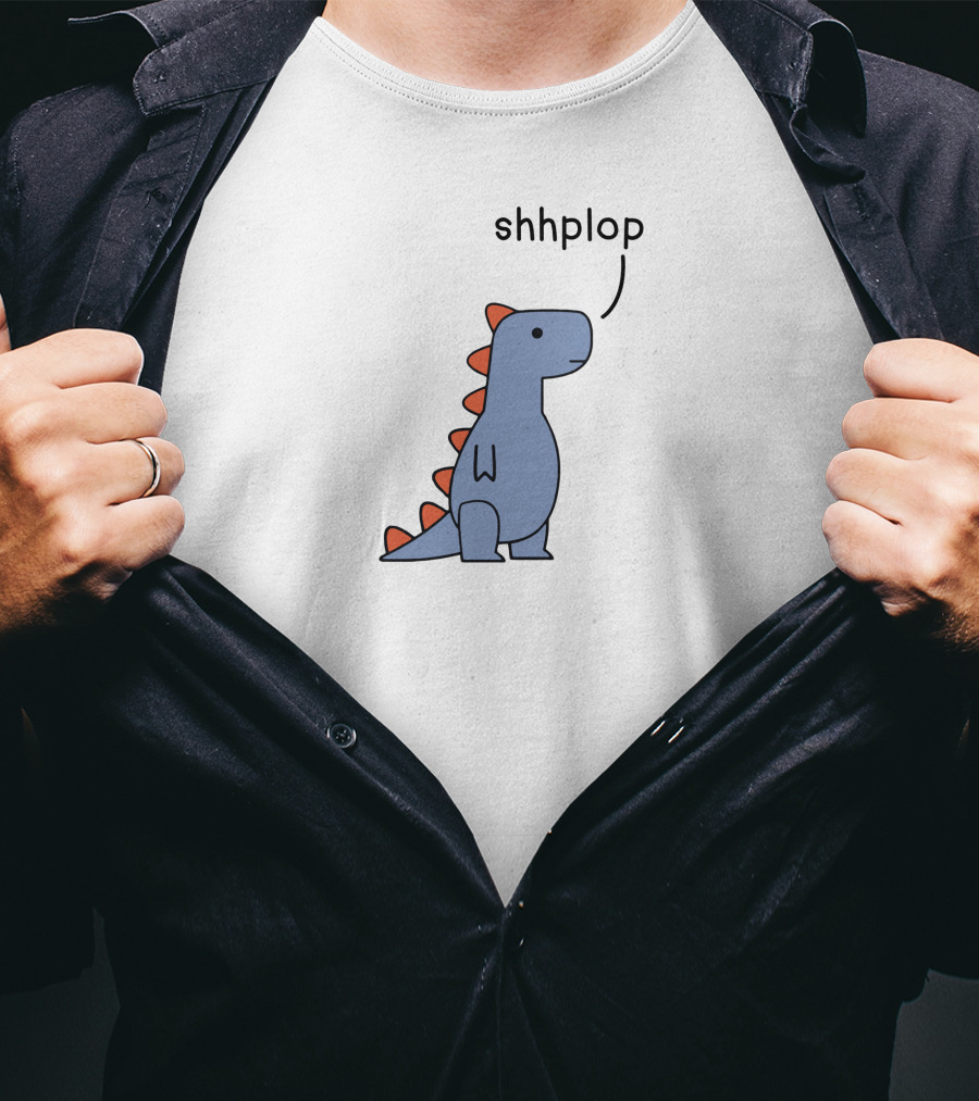 Shhplop Dinosaur Comics Shop Dino T-Shirt