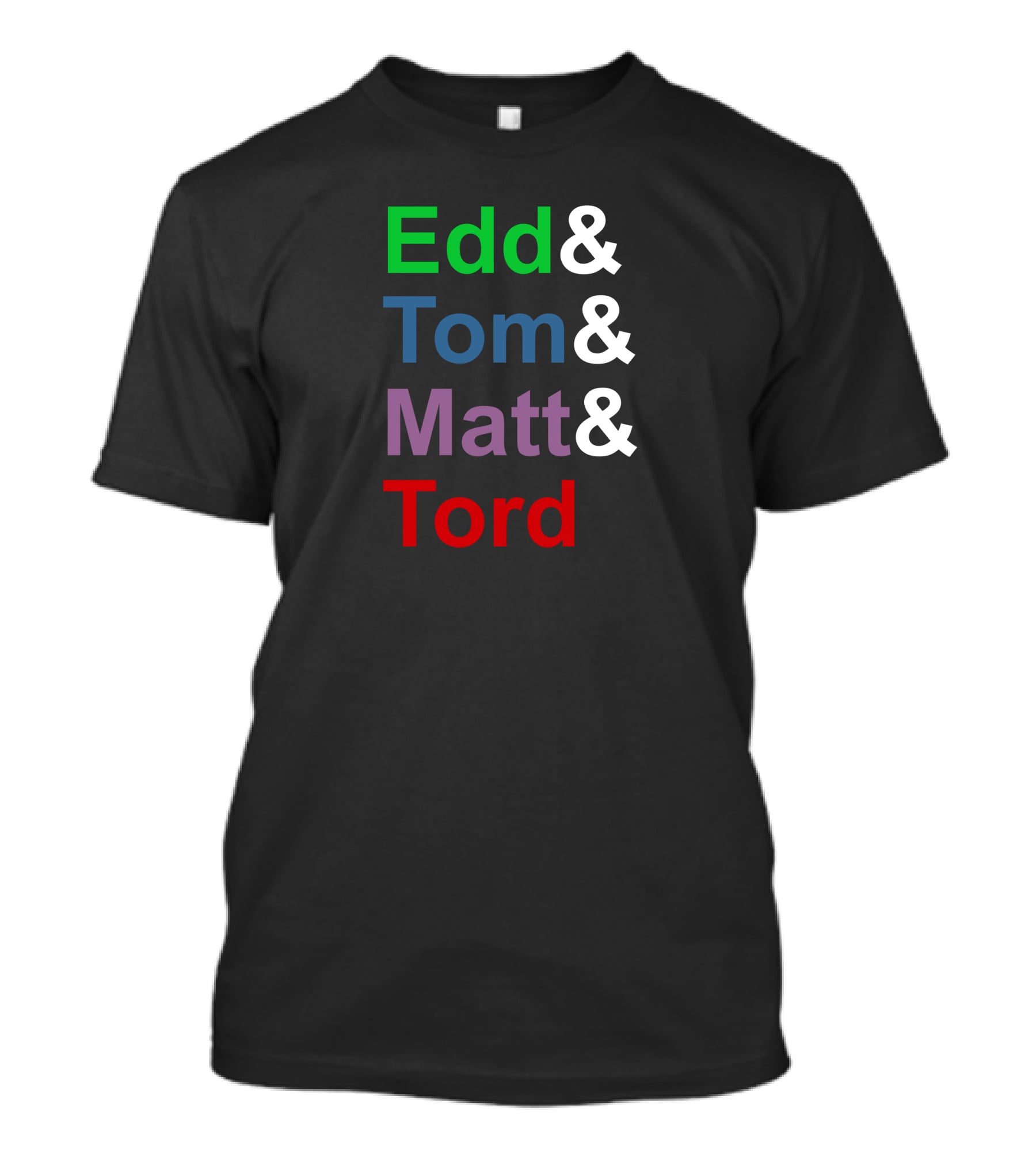 Eddsworld Store Edd And Tom And Matt And Tord Ampersand T-Shirt