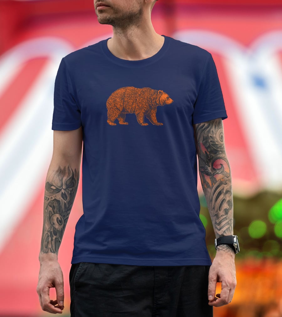 Obvious Hoge Walking Bear BnBears Jahns T-Shirt