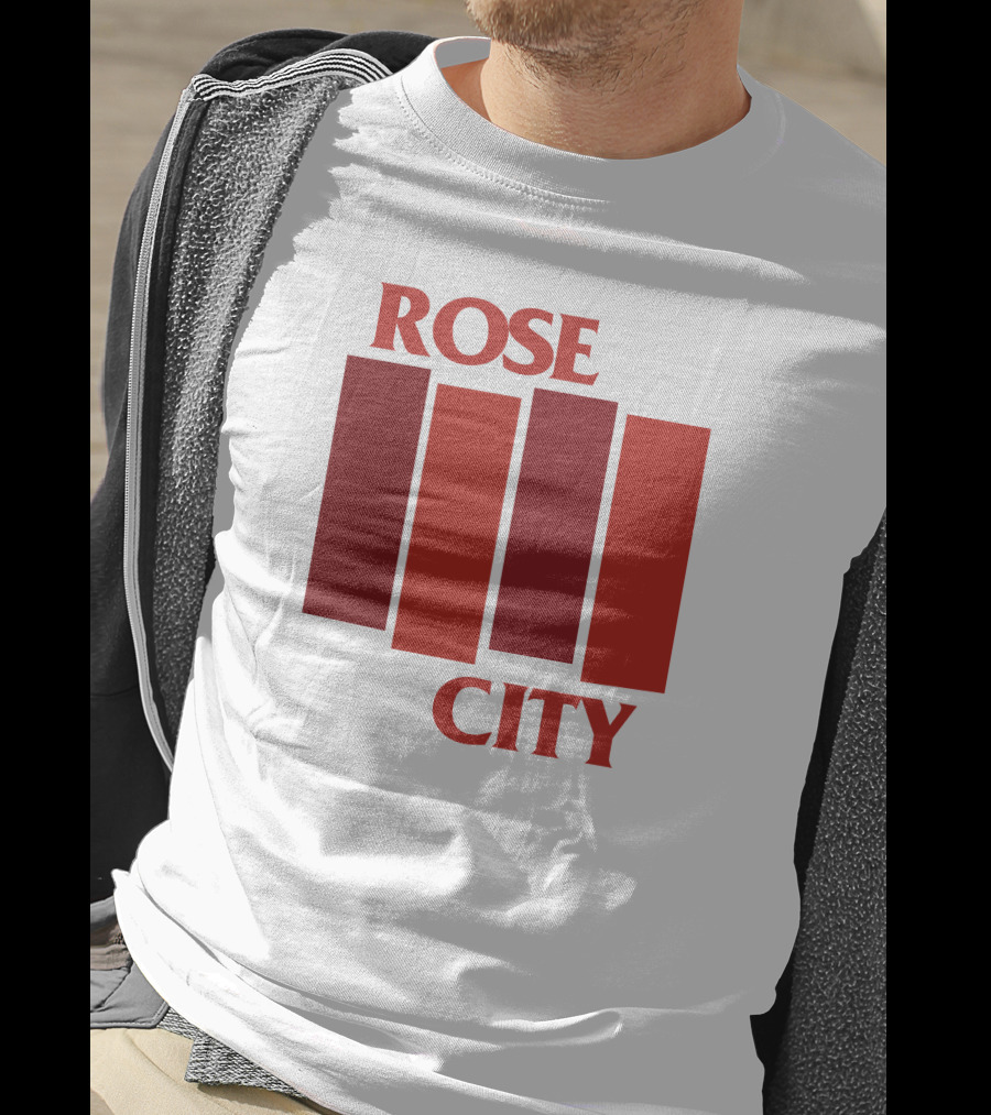 Rivetgear Shop Rose City Flag Rivet Gear Red Bar T-Shirt