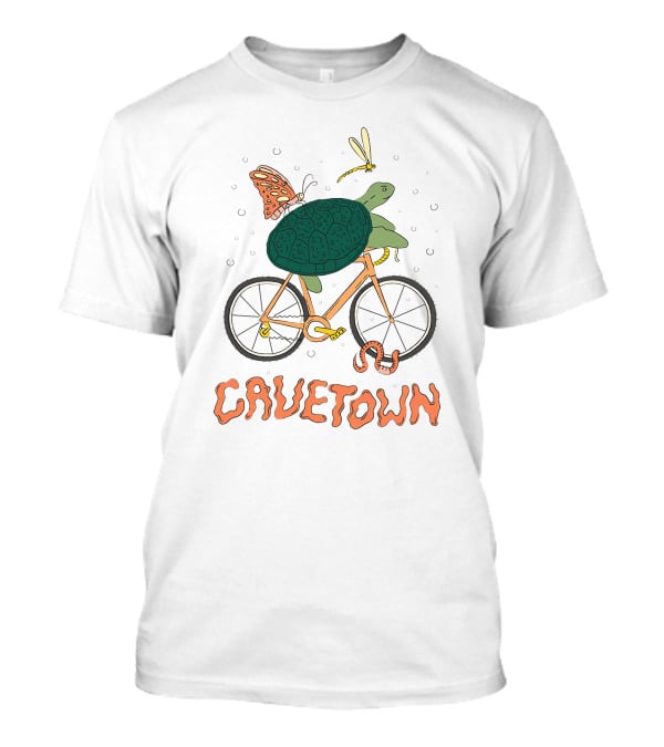 Cavetown Shop Slow Zone Plantboyee Robbie Turtle Butterfly Bike T-Shirt