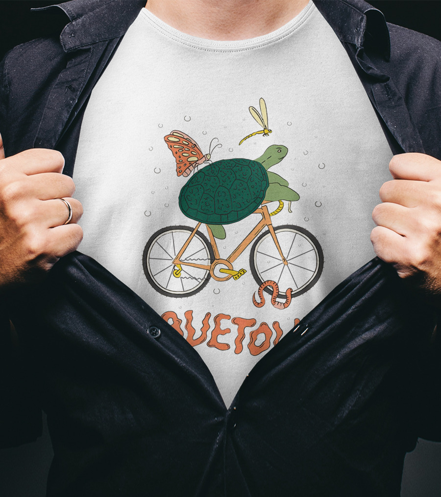 Cavetown Shop Slow Zone Plantboyee Robbie Turtle Butterfly Bike T-Shirt