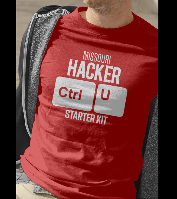 Missouri Hacker Ctrl U Starter Kit T-Shirt