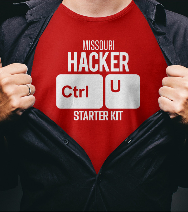 Missouri Hacker Ctrl U Starter Kit T-Shirt