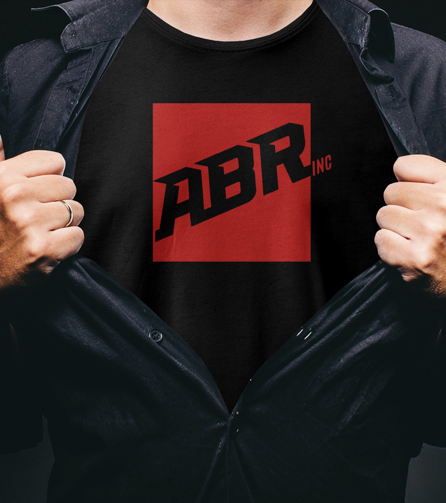 Abrinc Shop Red And Black ABR Inc Alex Bowman Racing T-Shirt