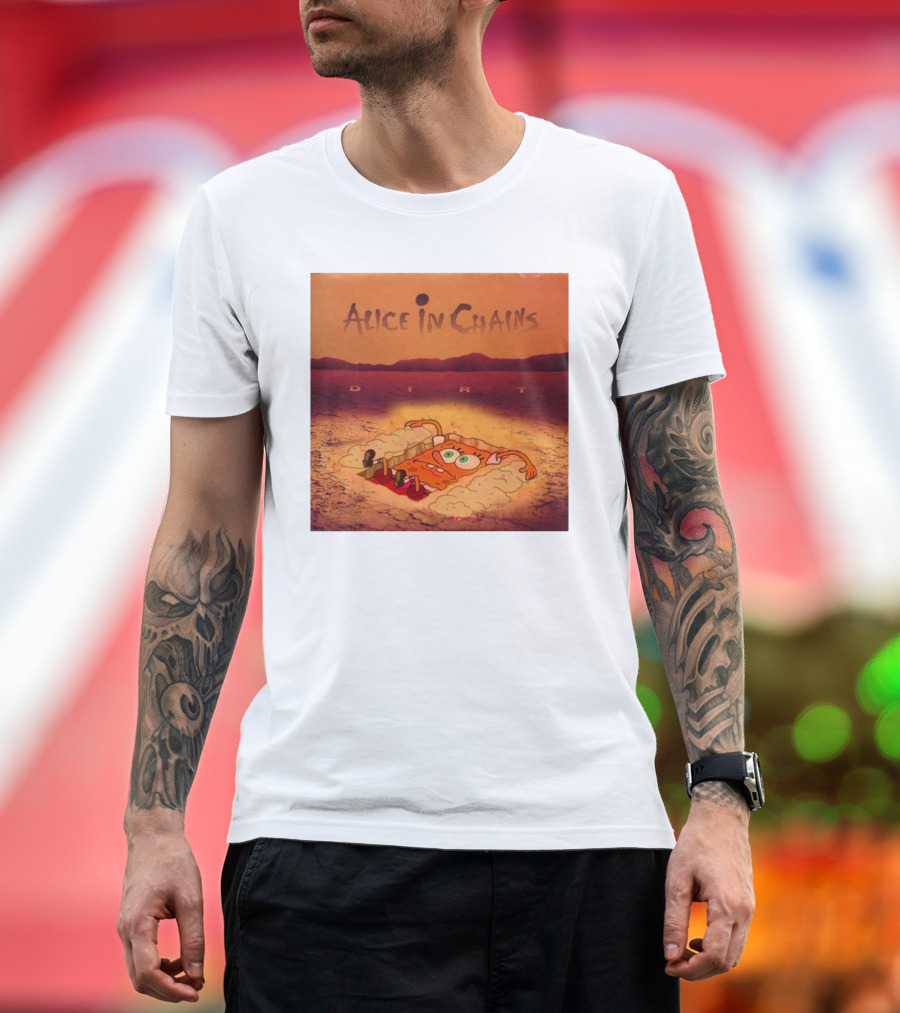 Alice In Chains Dirt Parody SpongeBob SquarePants Mocha Bigwanger12 T-Shirt