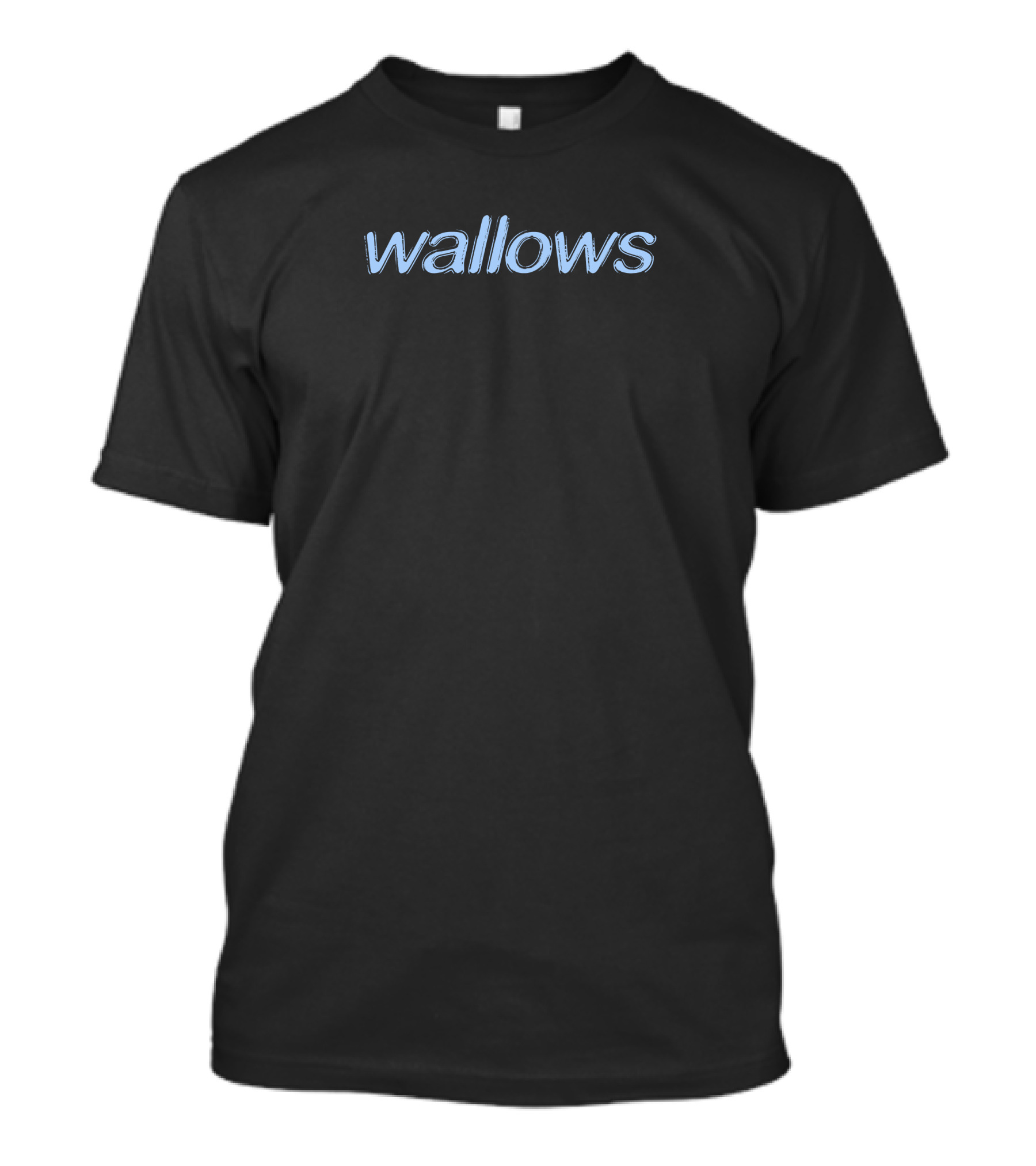 Wallows Music Merch Textured Type Wallows Band T-Shirt