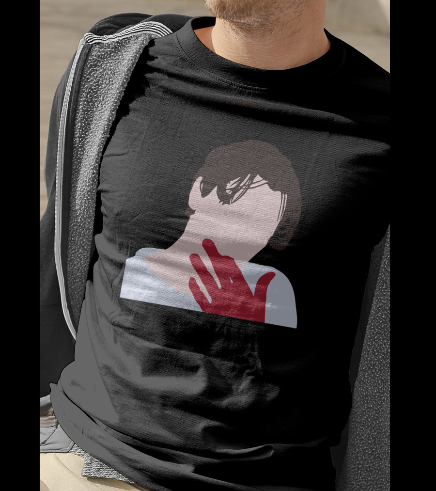 Billy Loomis Graphic Red Hand Monochrome Face T-Shirt