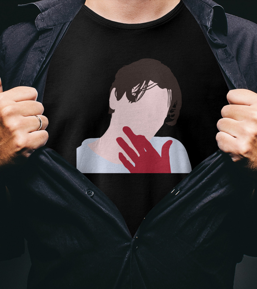 Billy Loomis Graphic Red Hand Monochrome Face T-Shirt