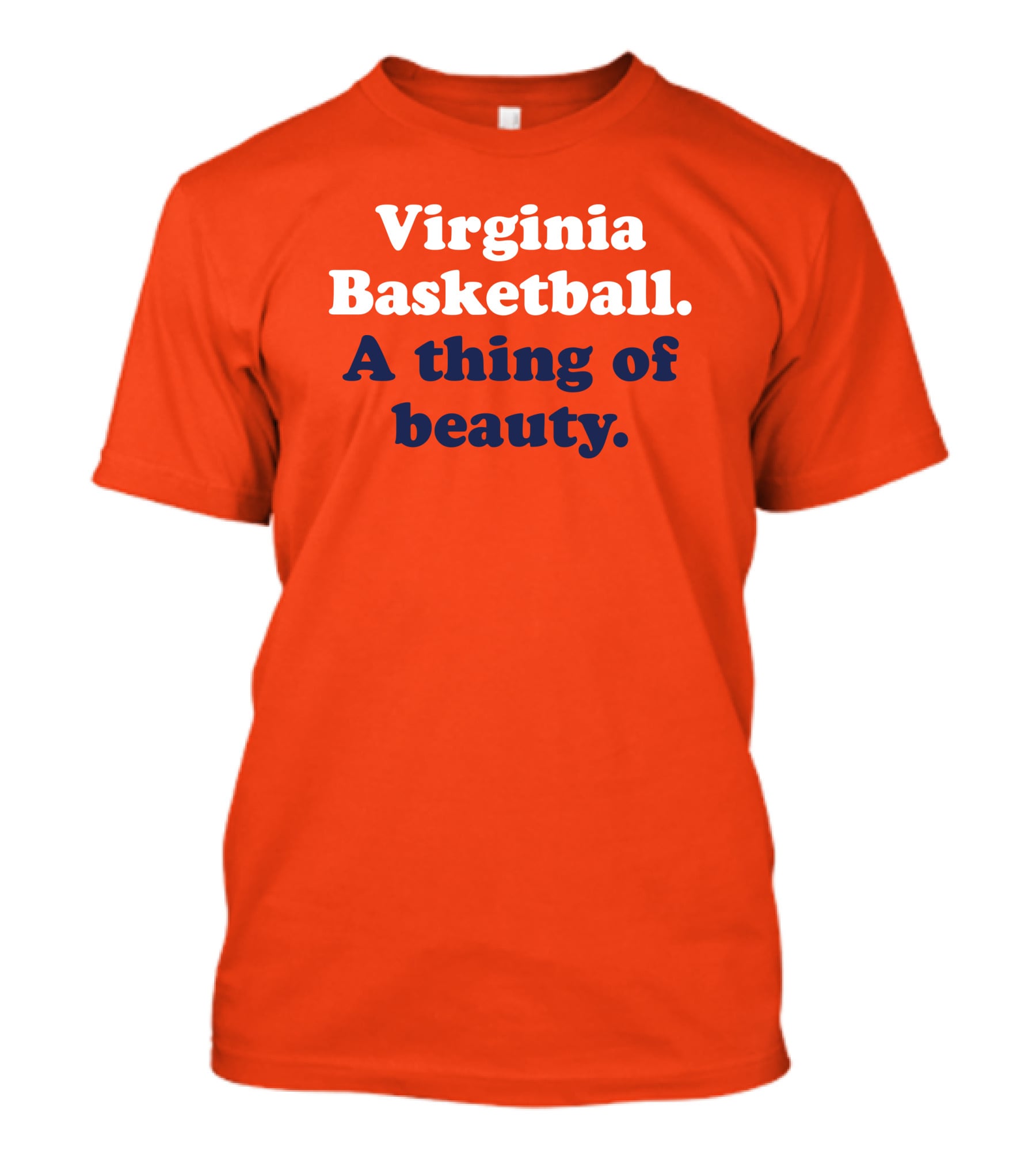 Virginia Basketball A Thing Of Beauty Orange T-Shirt