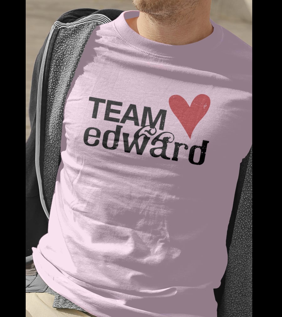 Team Edward Heart Taylor Lautner SNL T-Shirt