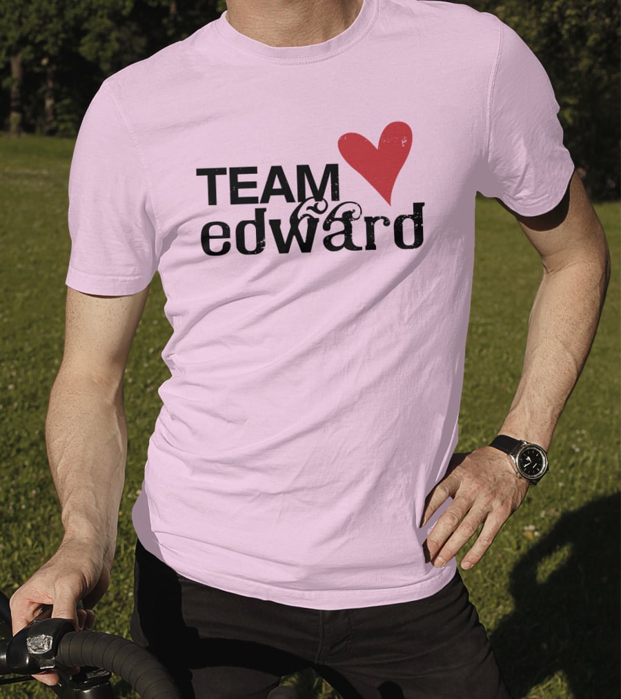 Team Edward Heart Taylor Lautner SNL T-Shirt