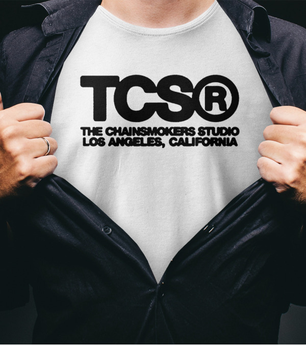 TCS The Chainsmokers Studio Los Angeles California The Chainsmokers Merch Store T-Shirt