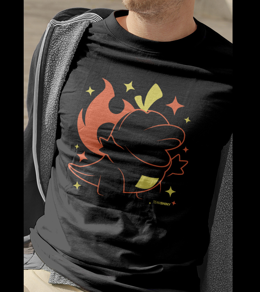 Fuecoco Team Shiny Fire Croc Merch Land Adrive Tk T-Shirt
