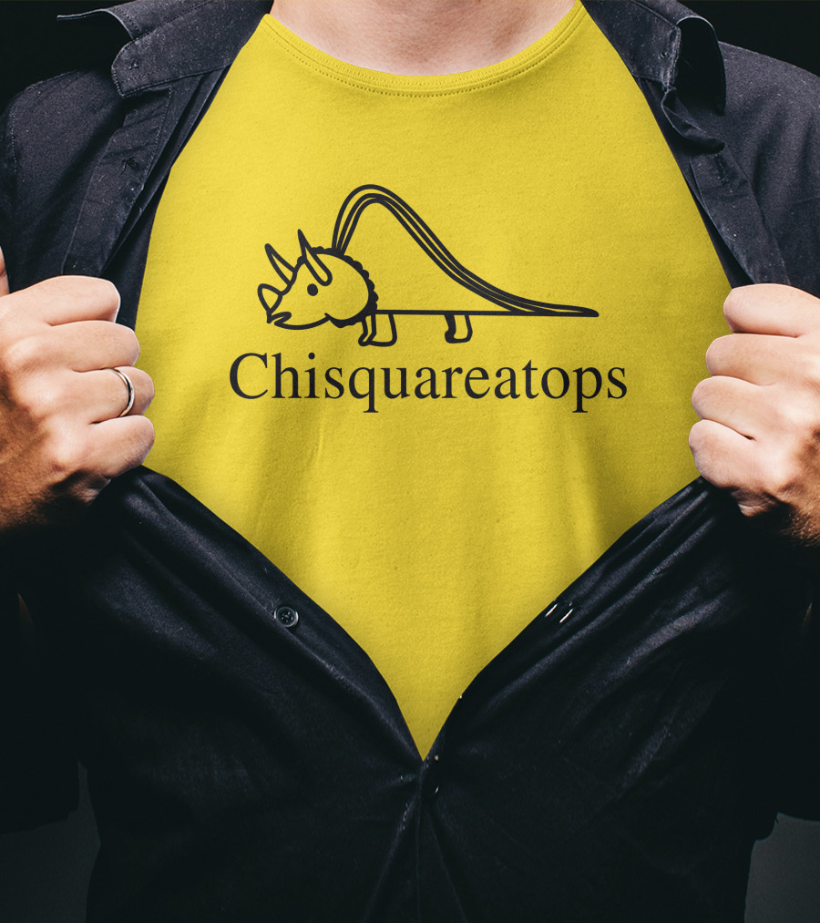 Kristen Fouss Cricut Chisquareatops Dinosaur T-Shirt