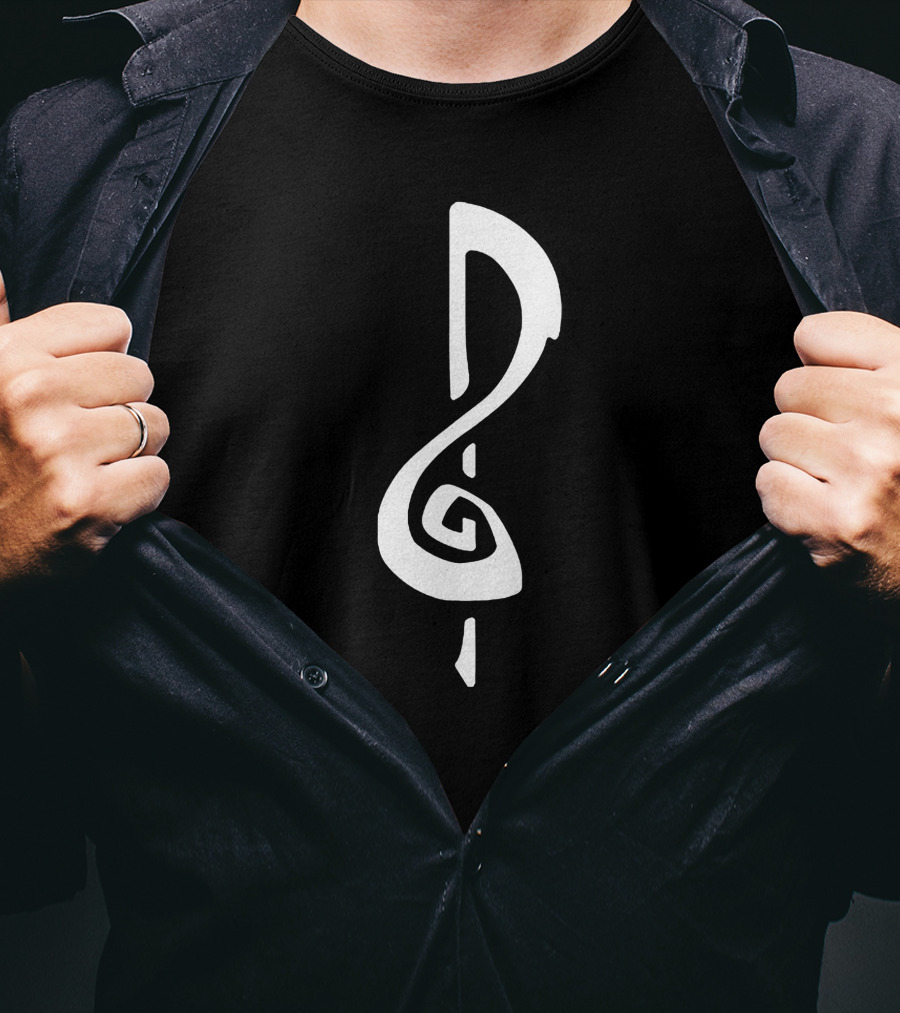 Robaroba Soundfall Treble Clef T-Shirt
