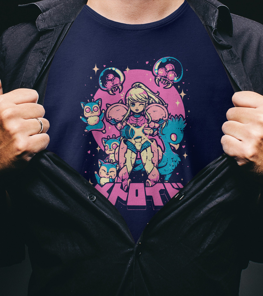 Metroid Yetee Store Save The Animals Pixel T-Shirt