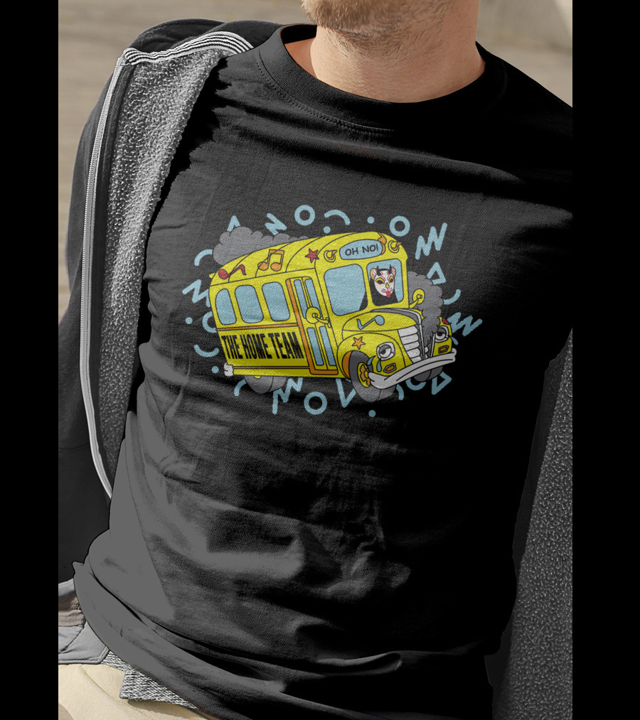 The Home Team Oh No Van Repair Benefit Music Bus T-Shirt