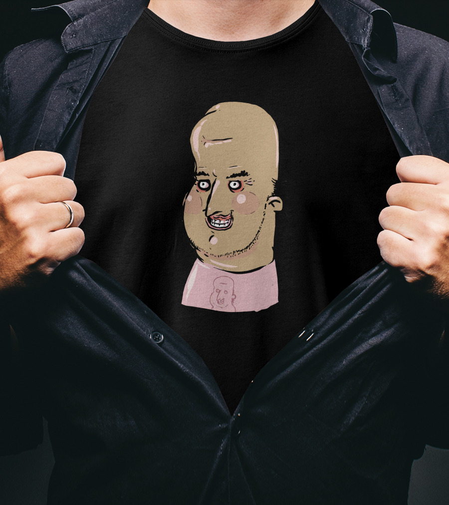 Zogi Corp Store The Critique Jhonen Vasquez Andrew Bell Character With Cartoon Face T-Shirt