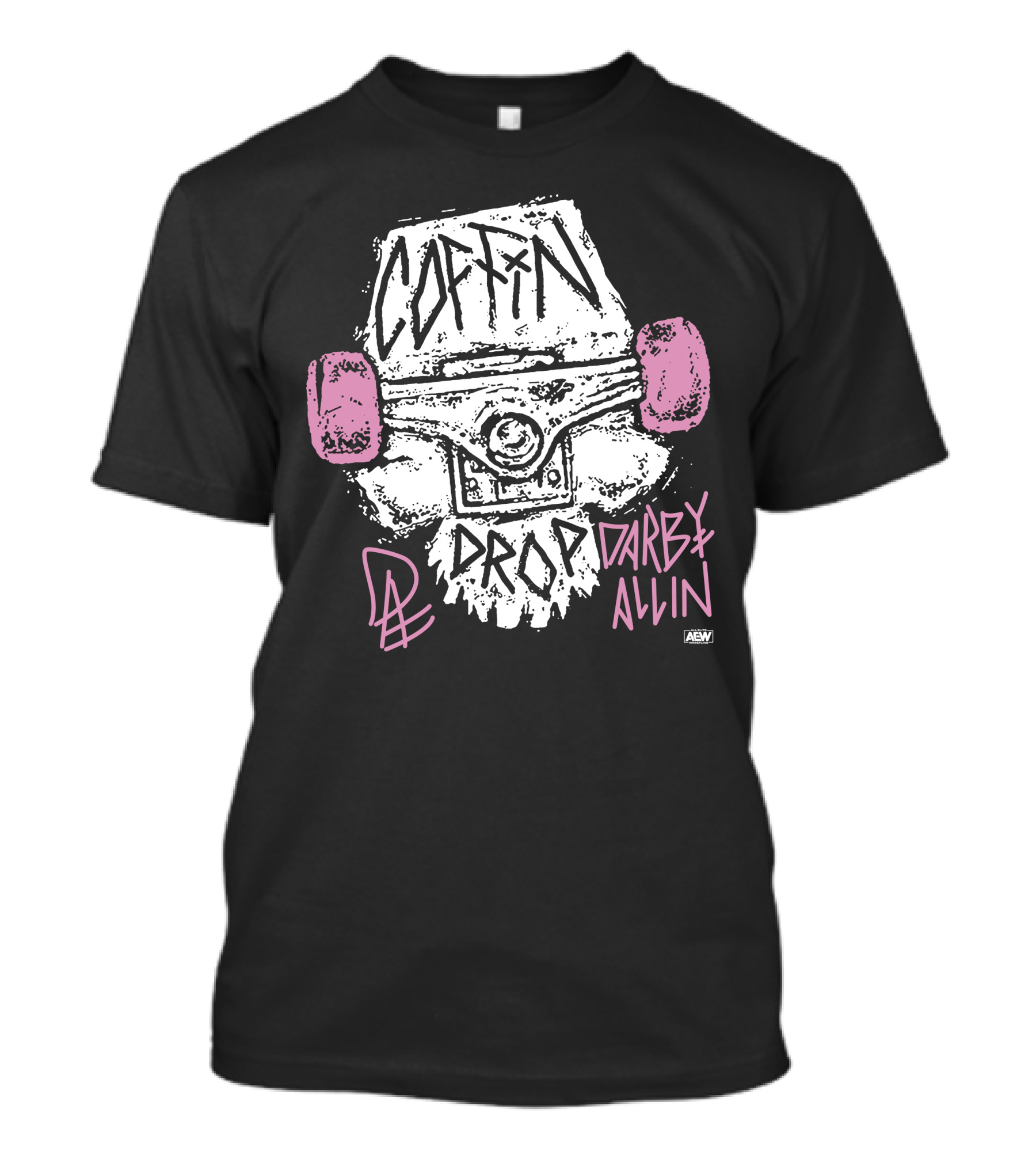 AEW Shop All Elite Wrestling Darby Allin Coffin Drop Snapped T-Shirt