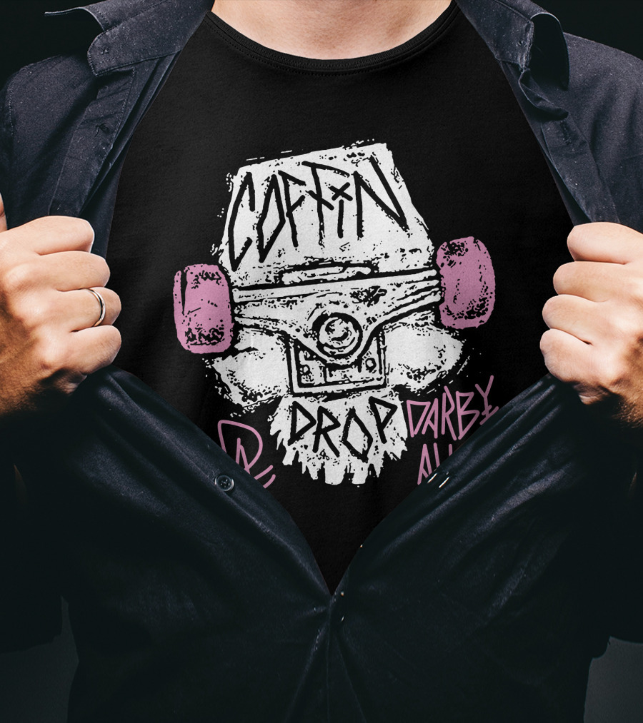 AEW Shop All Elite Wrestling Darby Allin Coffin Drop Snapped T-Shirt