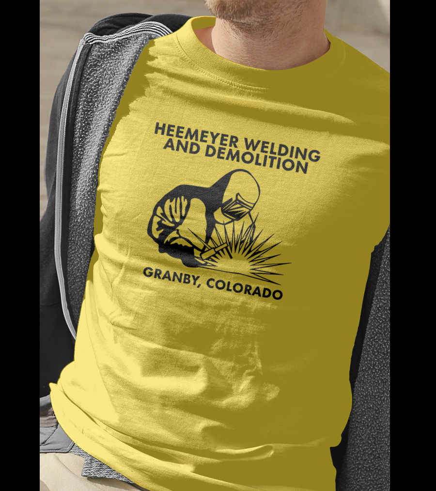 Heemeyer Welding And Demolition Granby Colorado Iconic Welder T-Shirt